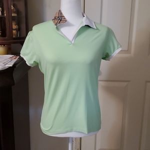Burberry golf polo